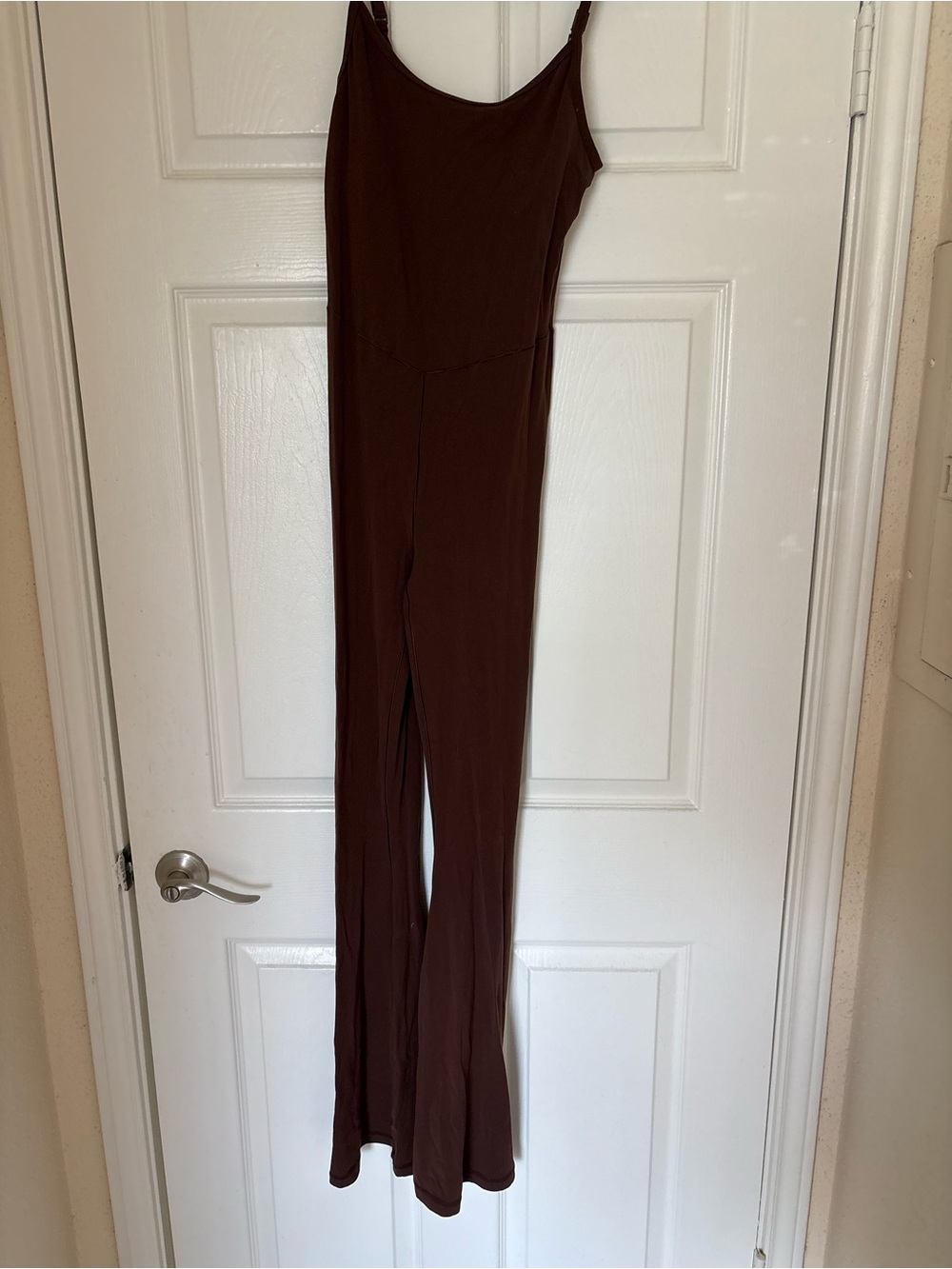 aerie Chocolate Brown Wide-Leg Jumpsuit